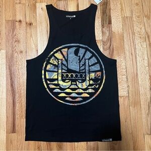 Tahitian Outrigger Sleeveless Shirt Size S